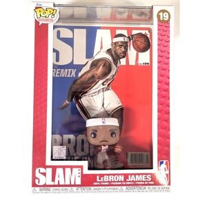 LEBRON JAMES CLEVELAND CAVALIERS SLAM MAGAZINE FUNKO POP BASKETBALL #19!